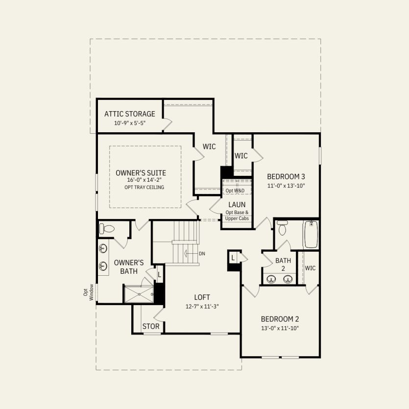 Second Floor 3 br / 2.5 ba