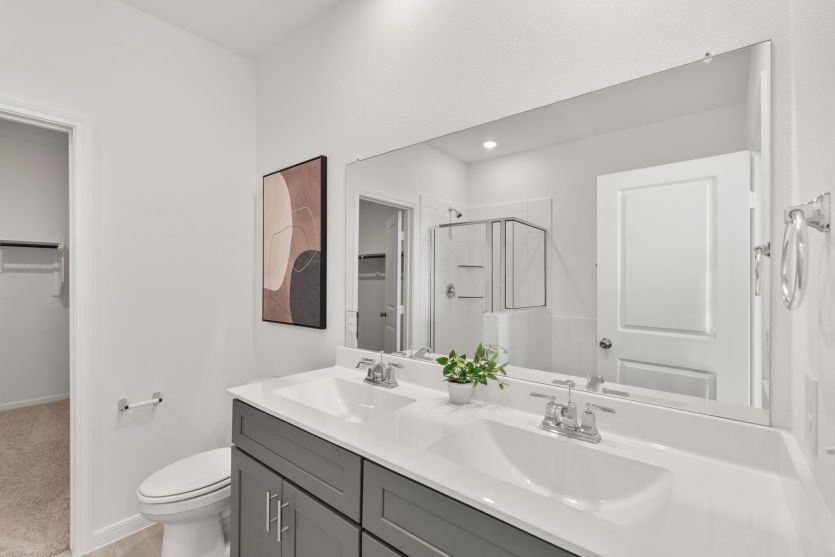 Owner's Bath with Double Vanity Sinks