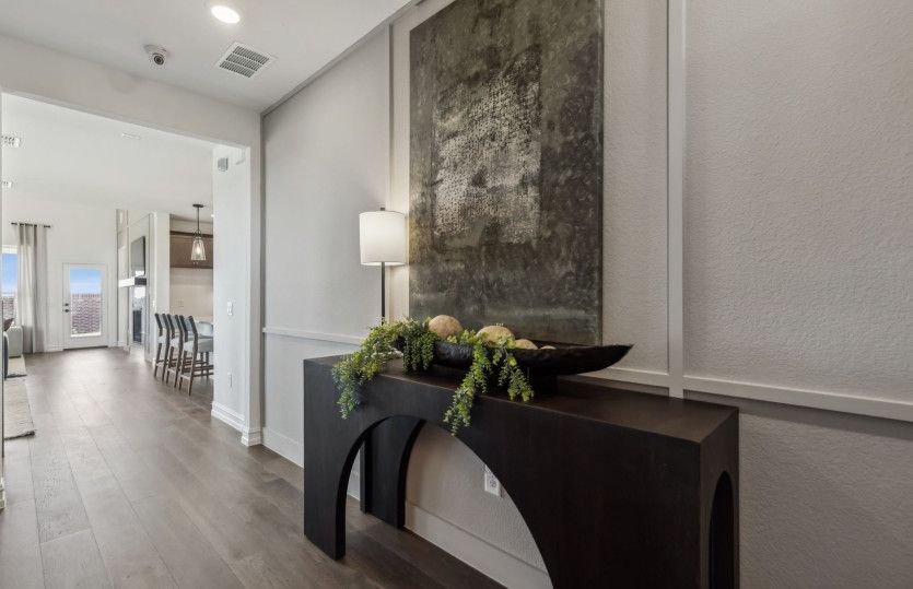 Welcoming entry into home