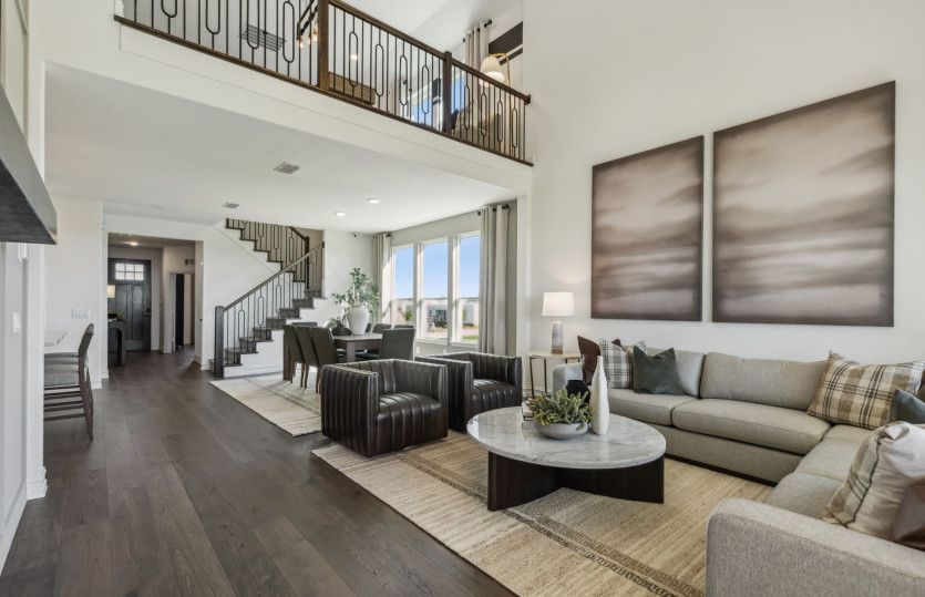 Open-concept throughout main living areas*model representation