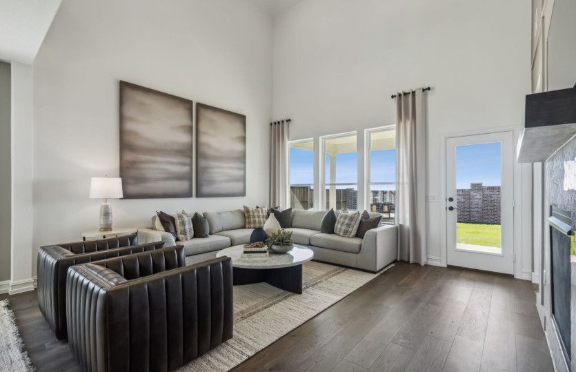 Two-story ceilings in kitchen*model representation
