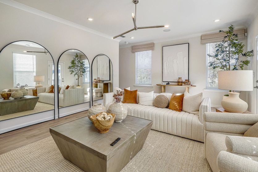 Spacious Living Room, Great for Entertaining