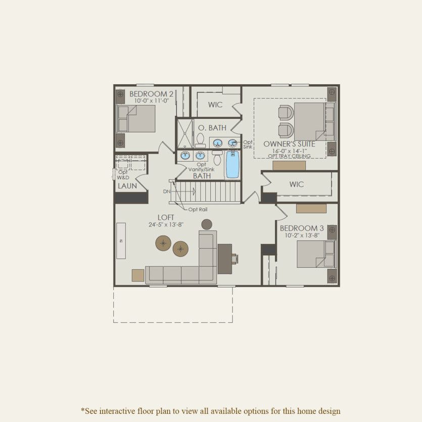 Second Floor 3 br / 2 ba