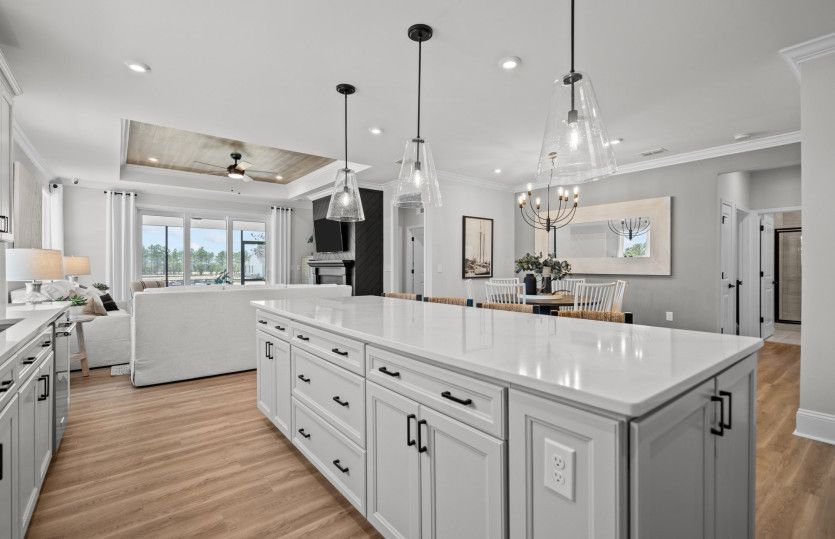 Lots of Storage in the open kitchen.