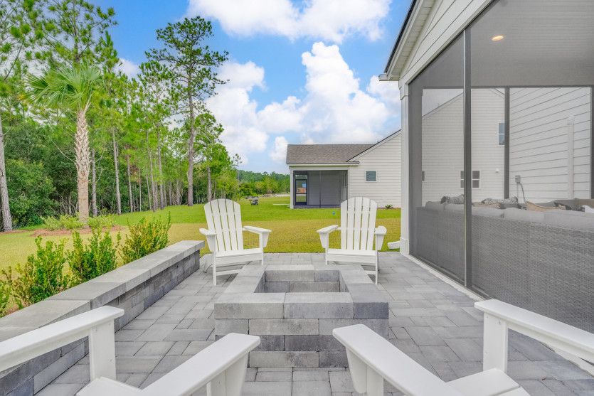 Patio with Fire Pit