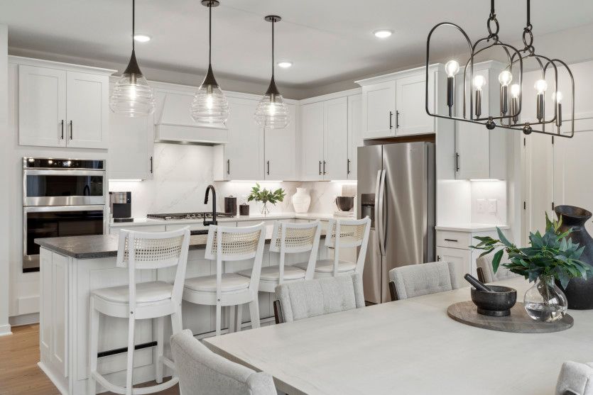 A kitchen designed for cooking, gathering, and living.