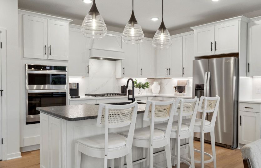 A kitchen designed for cooking, gathering, and living.