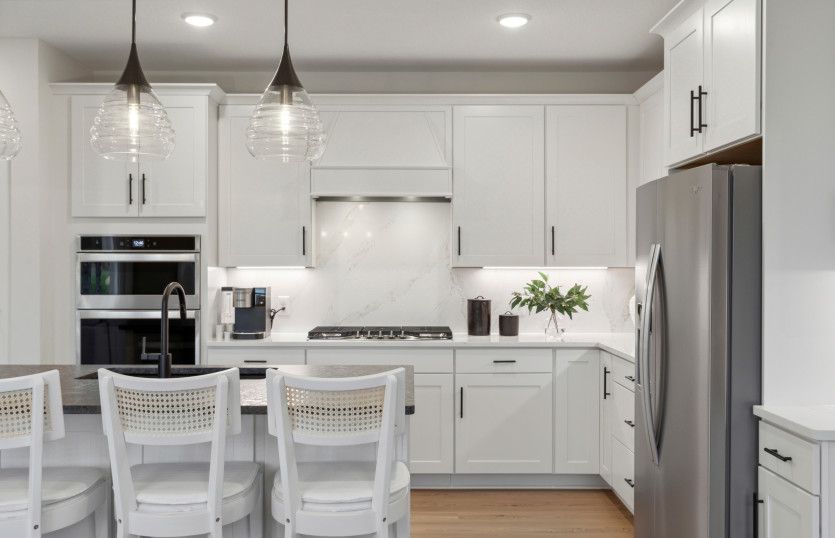 A kitchen designed for cooking, gathering, and living.