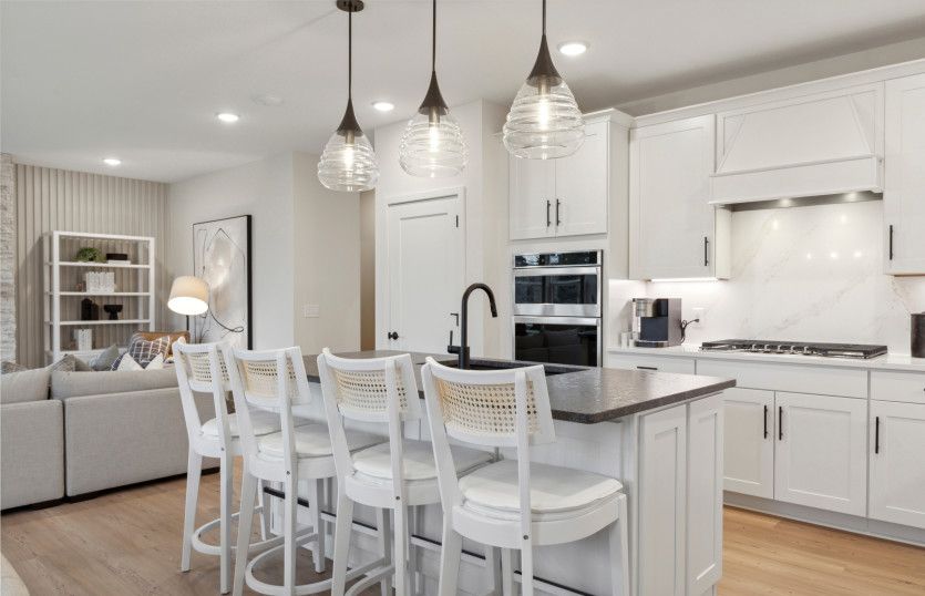 A kitchen designed for cooking, gathering, and living.