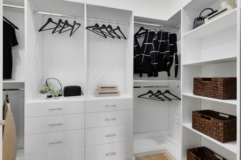 Spacious Walk In Closet