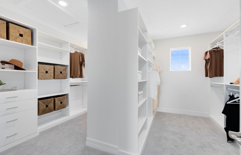 His and Her Walk In Closet