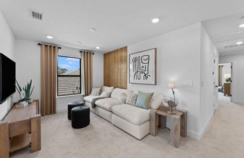 Upstairs flexible loft space