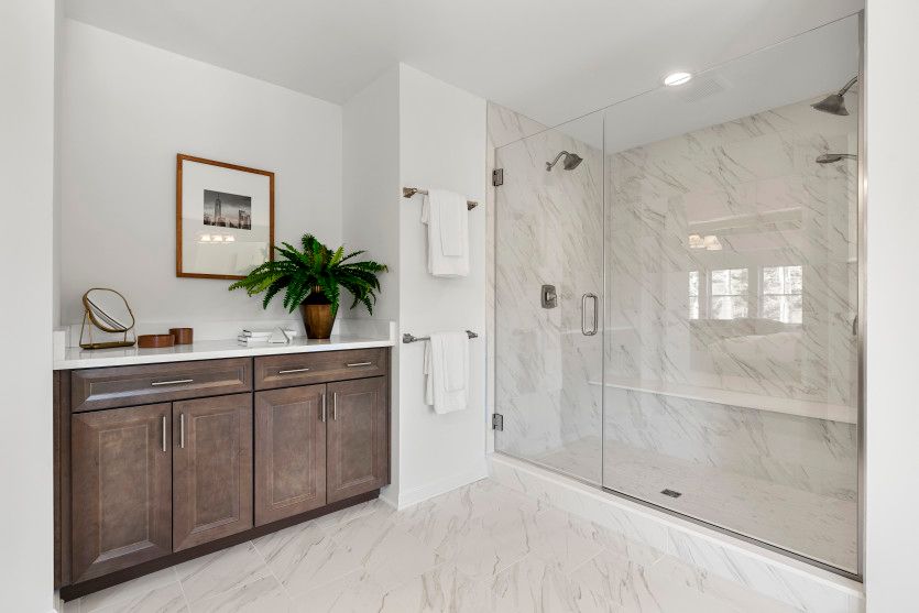 Large Tiled Shower