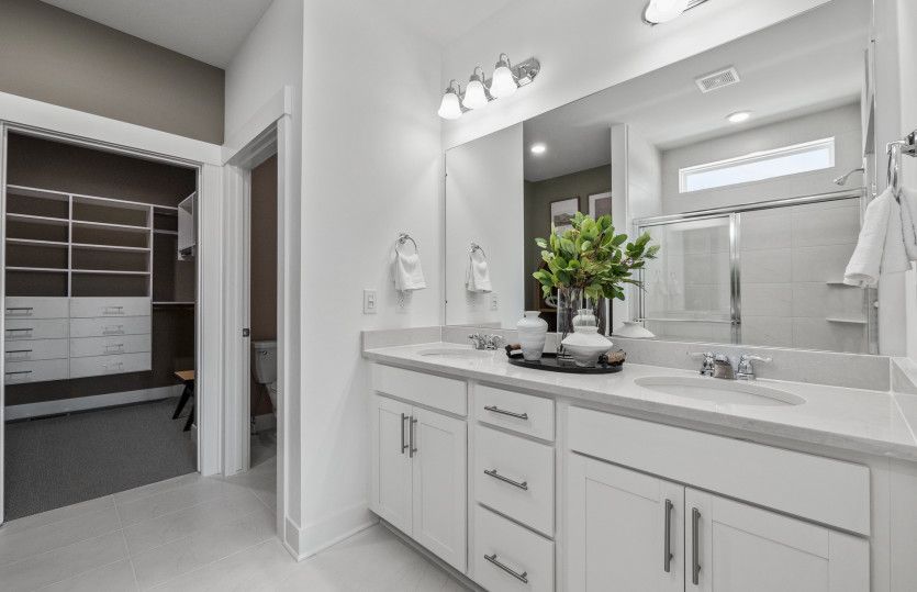 Double Vanity in Owner's Suite