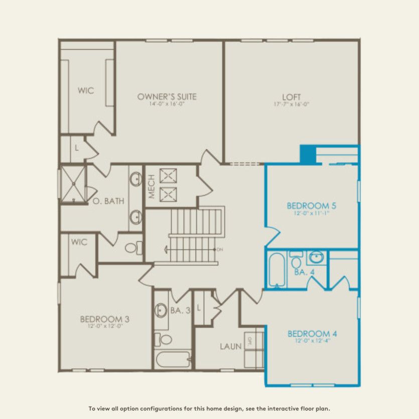 Second Floor 5 br / 4.5 ba