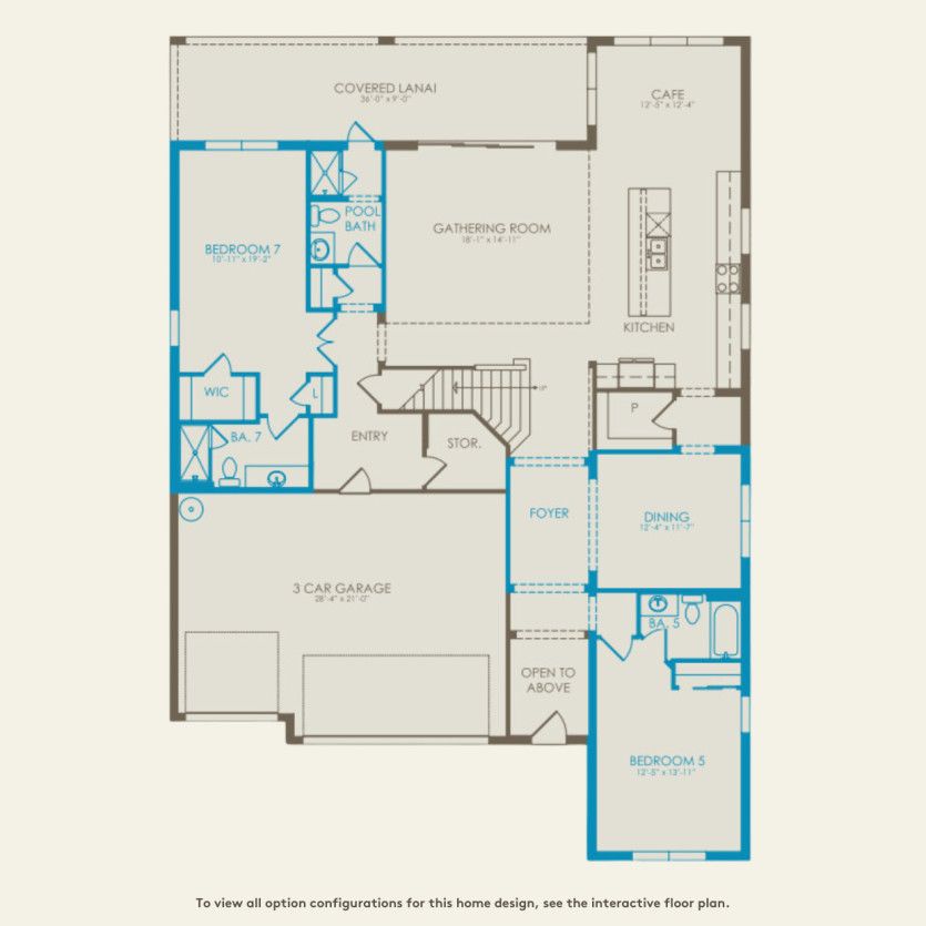 First Floor 6 br / 6 ba