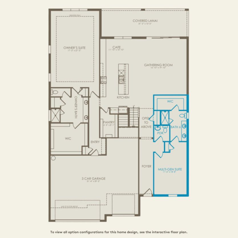 First Floor 7 br / 6.5 ba