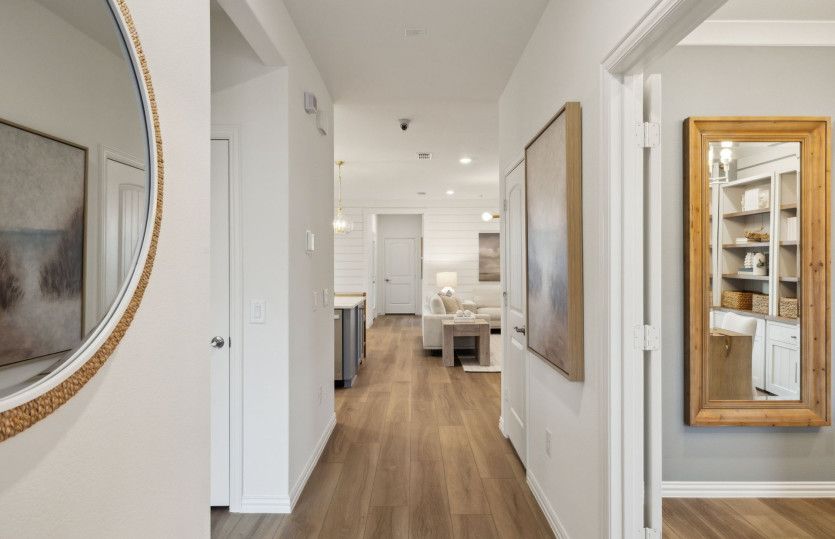 Welcoming entry into home