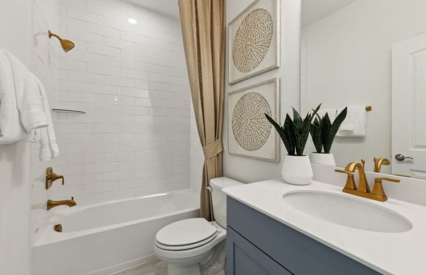 Secondary bathroom