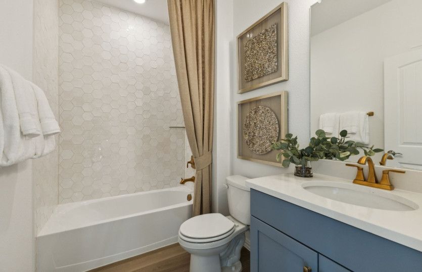 Secondary bathroom