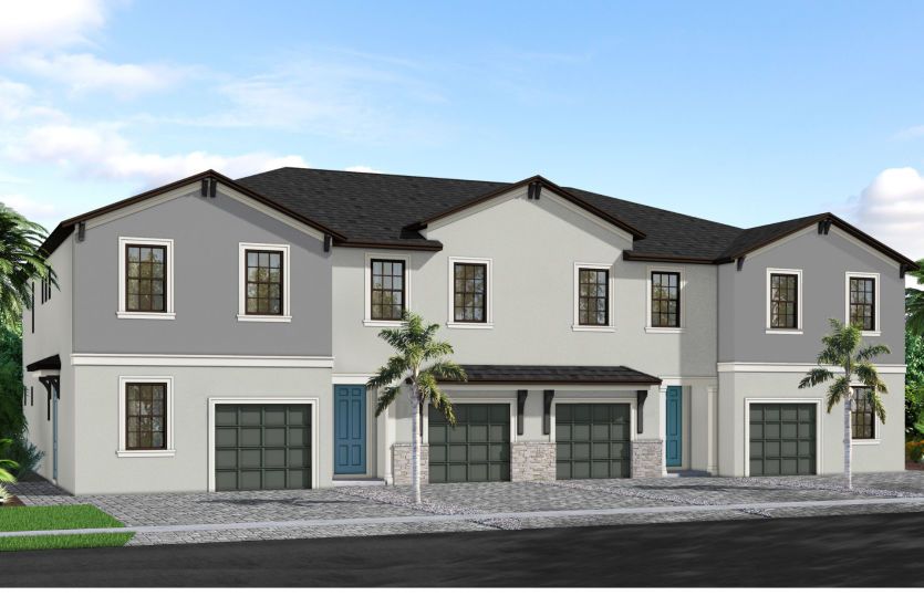 Townhome 4-Unit Exterior