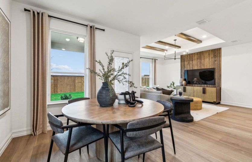 Dining area off kitchen *model representation