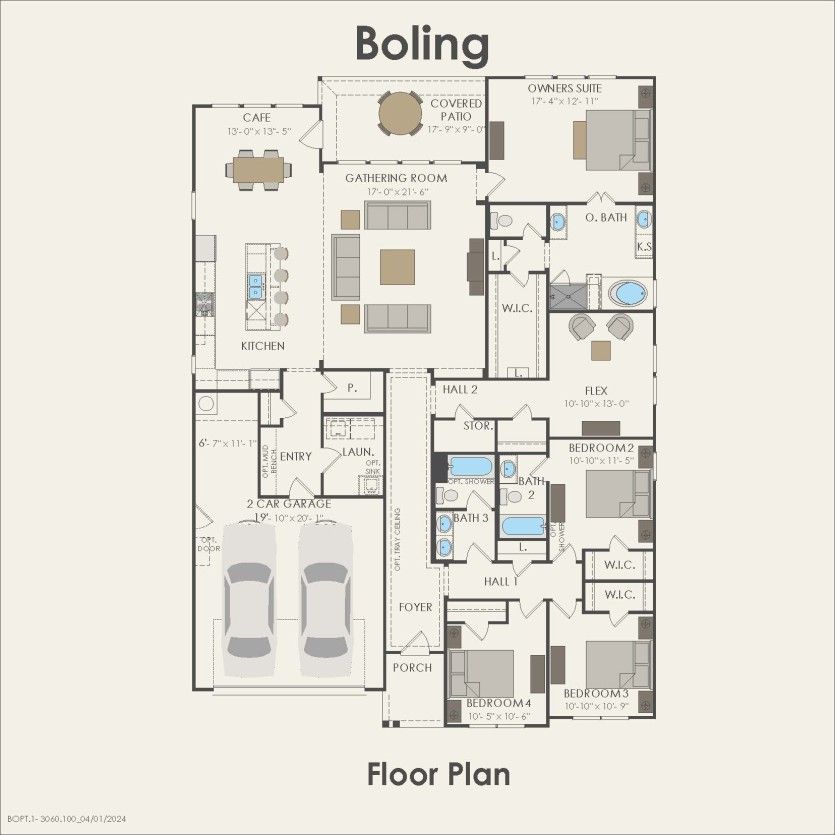 First Floor 4 br / 3 ba
