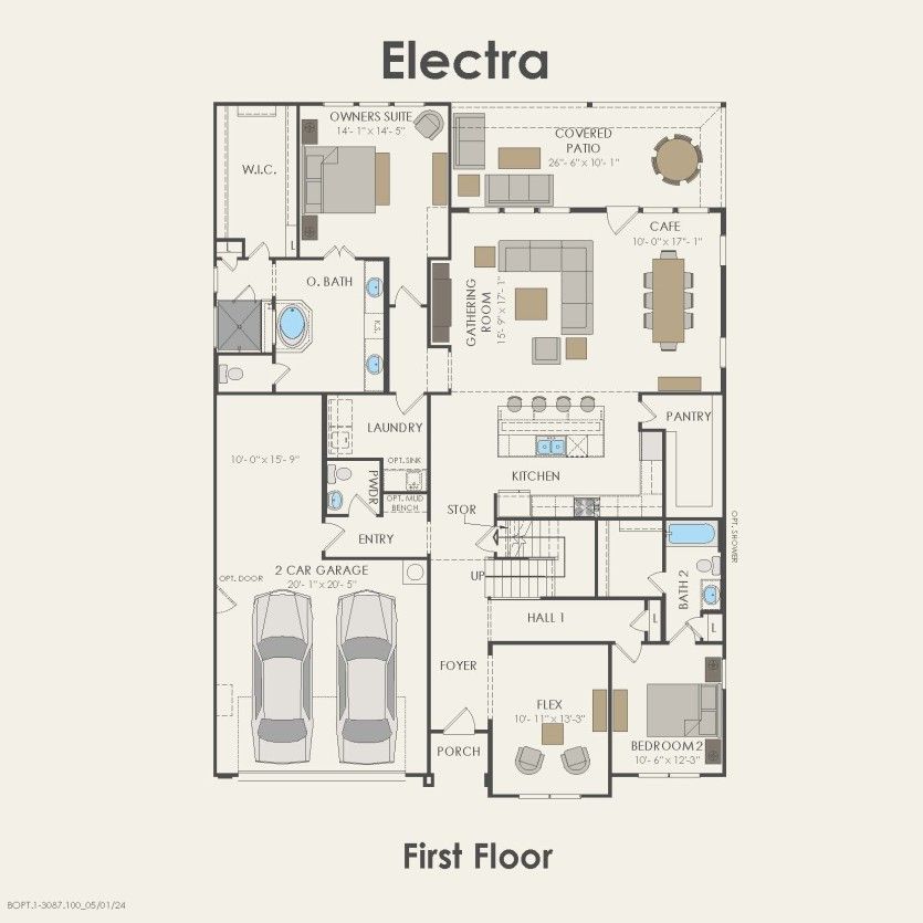 First Floor 4 br / 3 ba