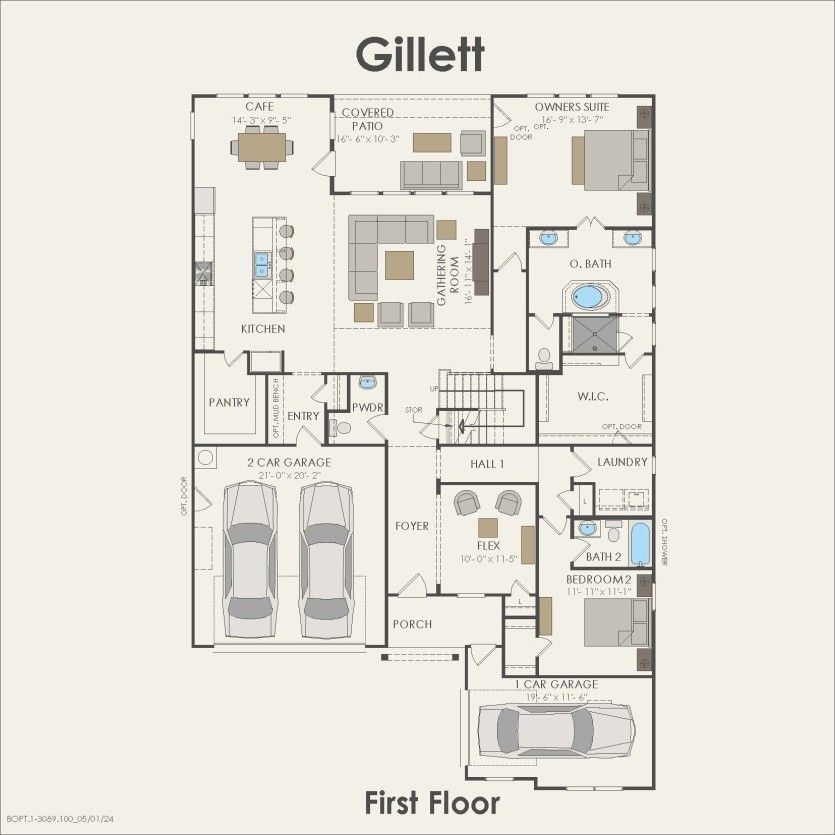 First Floor 4 br / 3 ba