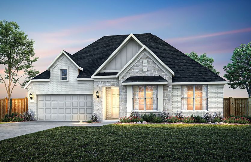 Painted Brick Home Exterior FC201