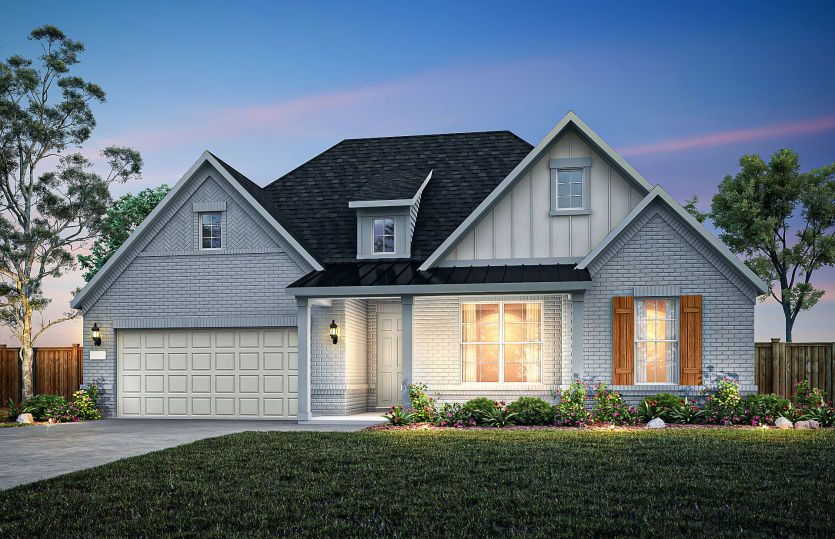 Painted Brick Home Exterior FC202