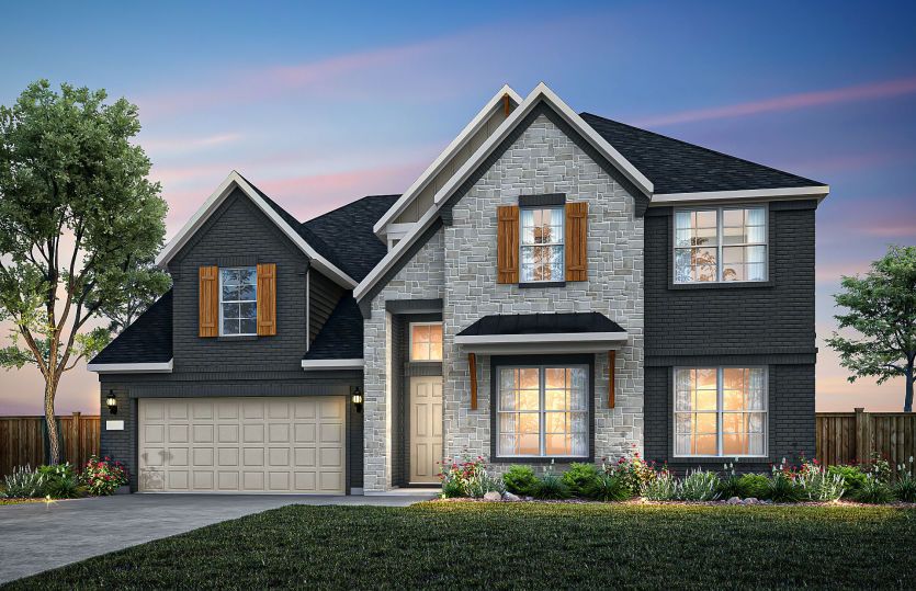 Painted Brick Home Exterior FC201