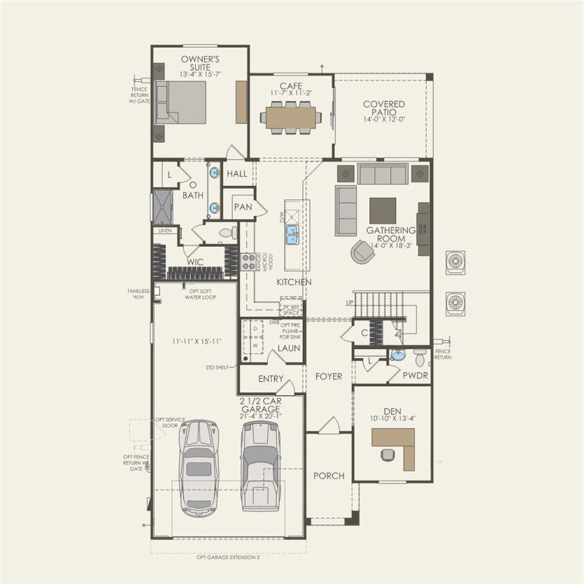 First Floor 4 br / 3.5 ba
