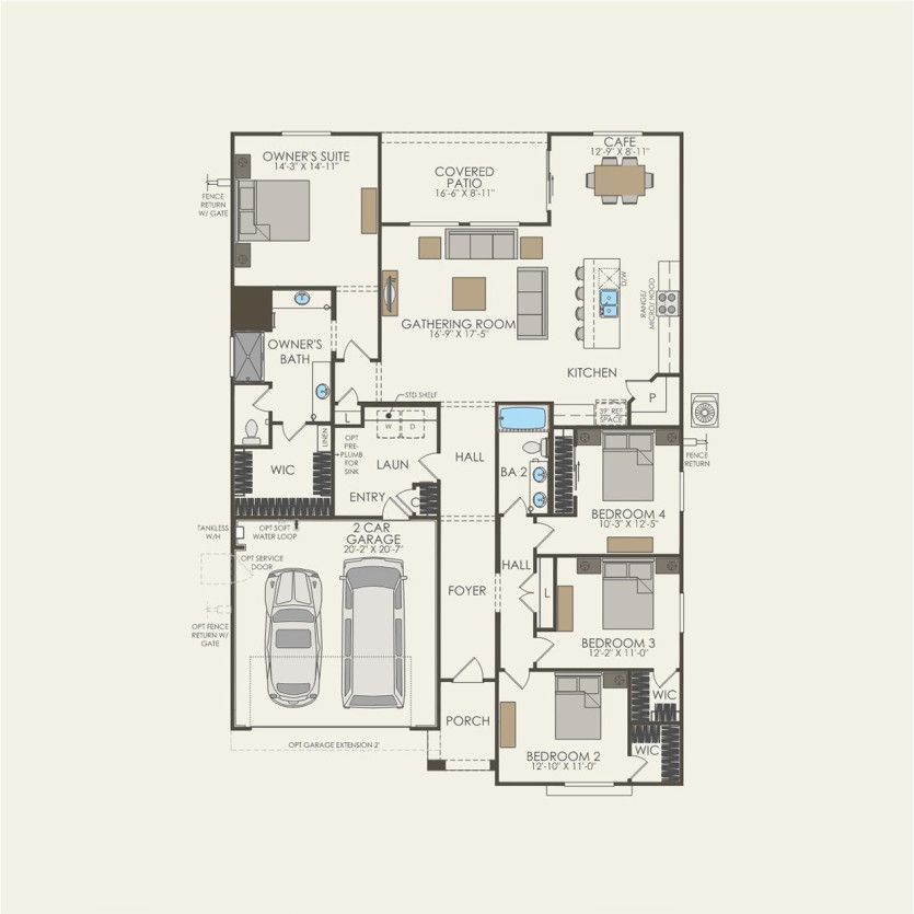First Floor 4 br / 2 ba