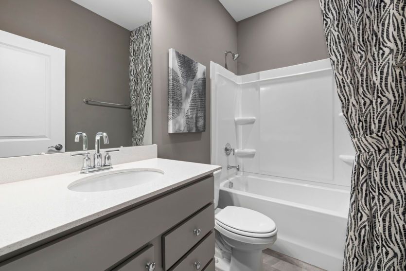 Full Bath on First Floor for Guest Suite - Model Representation