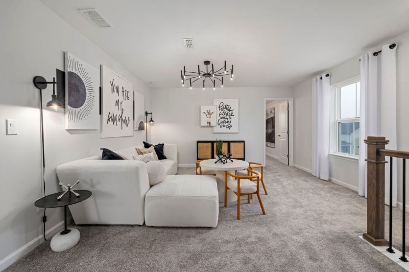 Second Floor Loft makes a Great Kids Space - Model Representation