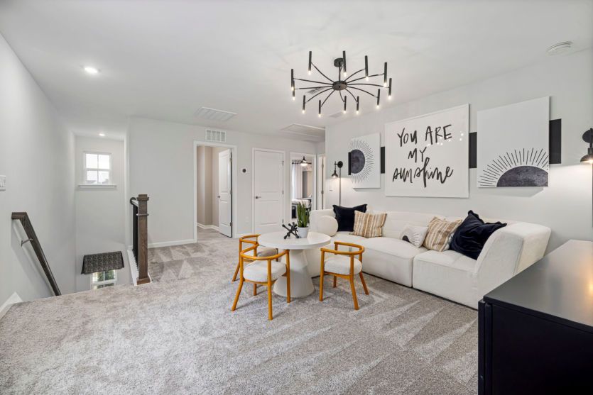 Second Floor Loft Can Serve Multiple Purposes - Model Representation