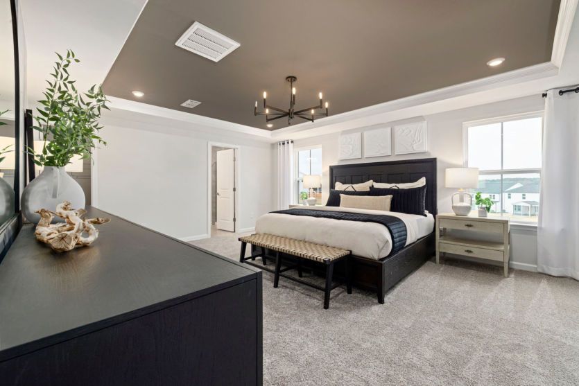 Owner's Suite boosts Tray Ceiling & Ample Light - Model Representation