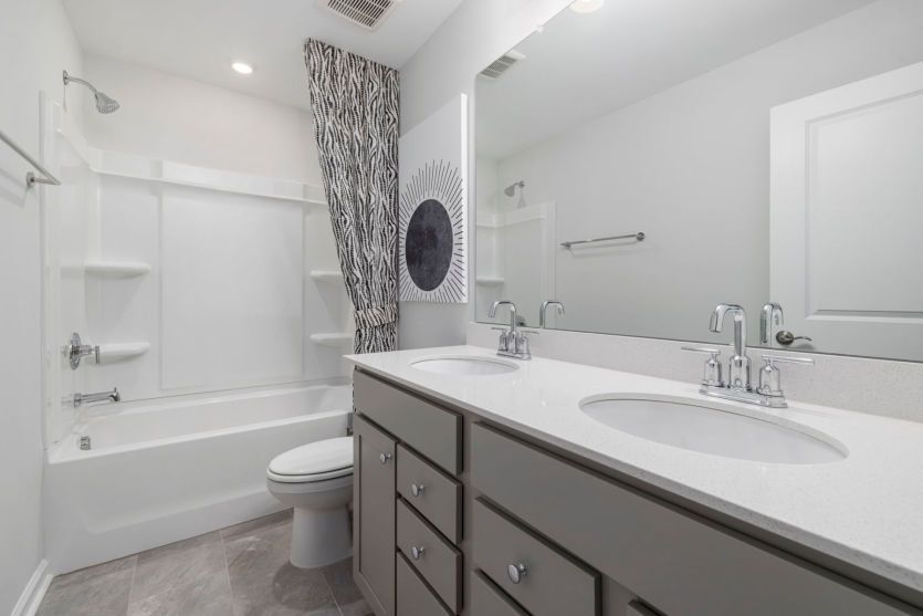 Secondary Bath Upstairs - Model Representation