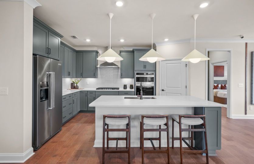 Open Kitchen with Large Island