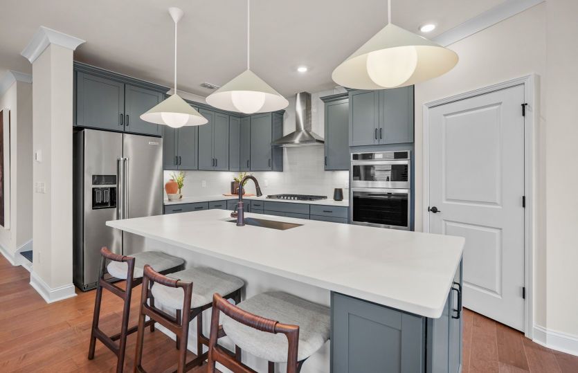 Open Kitchen with Large Island