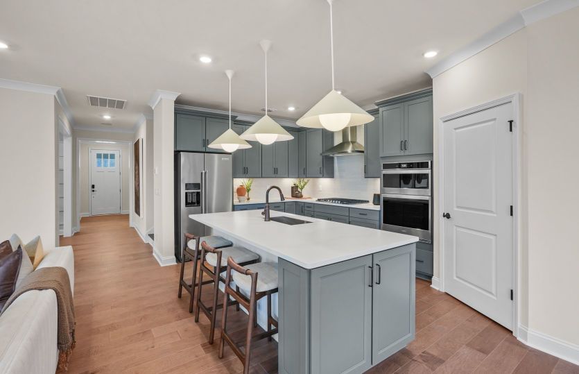 Open Kitchen with Large Island