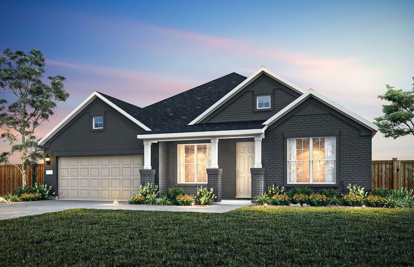 Painted Brick Home Exterior LS201