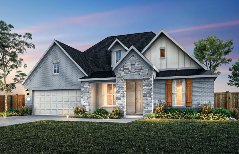 Painted Brick Home Exterior FC201