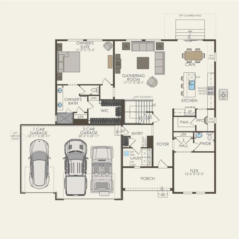 First Floor 4 br / 2.5 ba