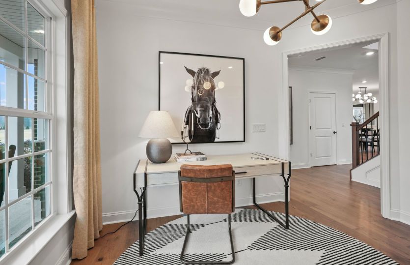 Flexible Living/Library off of Foyer