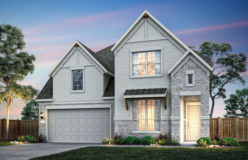 Painted Brick Home Exterior FC201