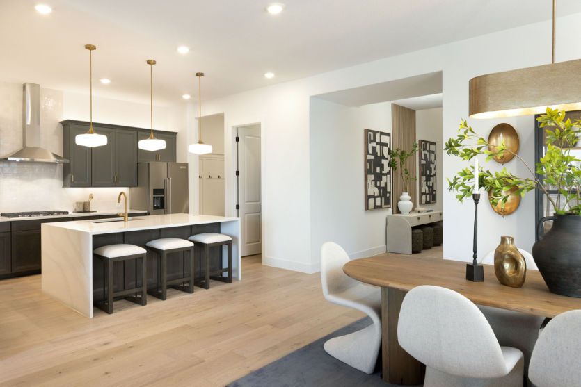 Kitchen Open to Dining