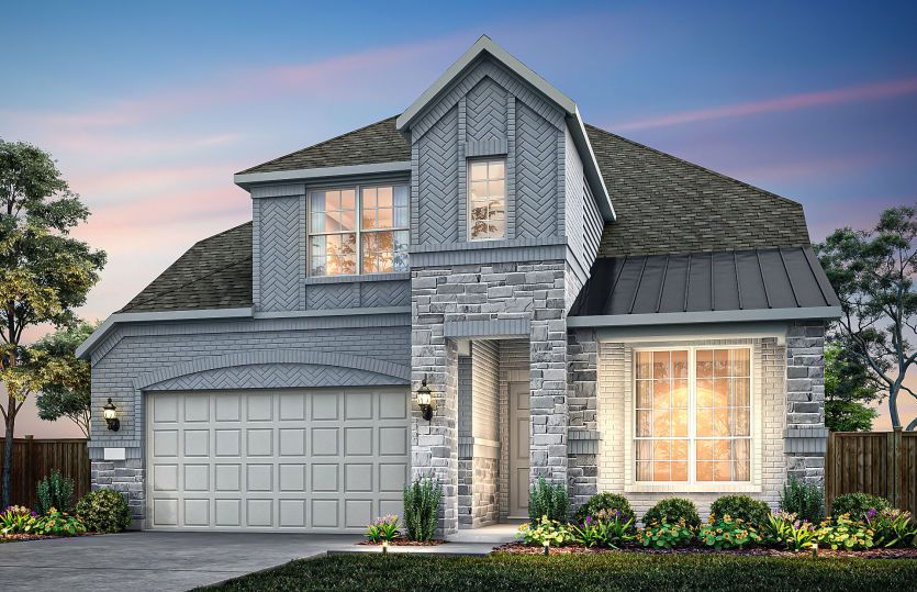 Painted Brick Home Exterior LS202