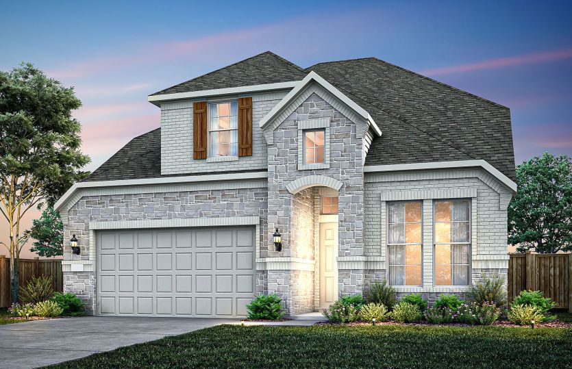Painted Brick Home Exterior LS201